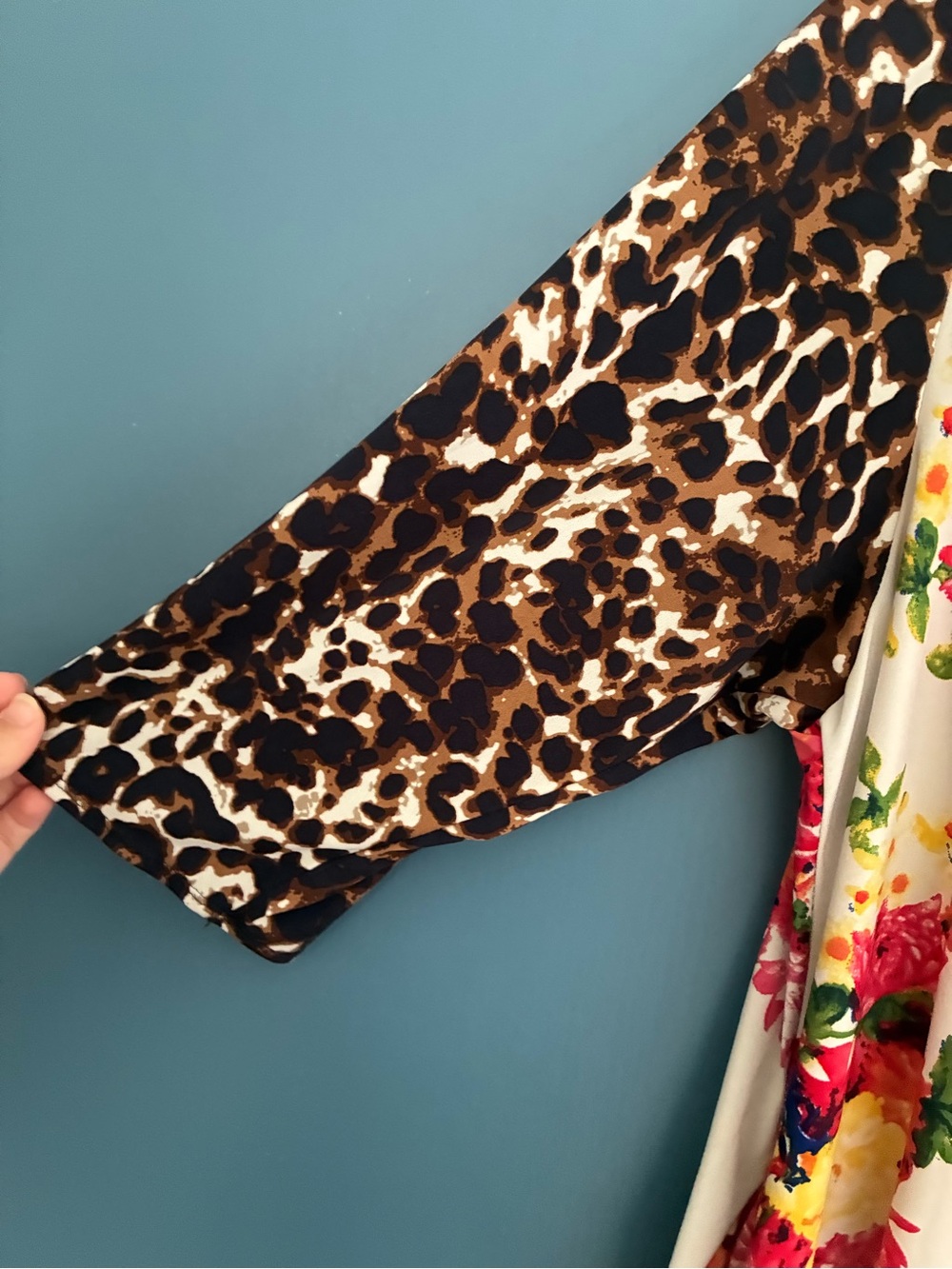 Leopard and Floral Top 🩷💛 - Picture 2 of 5